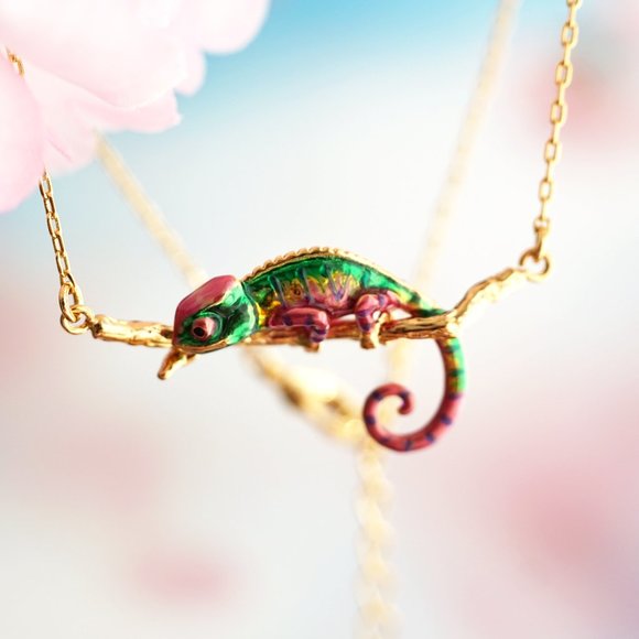 BNW Bill skinner chameleon necklace - Picture 7 of 13